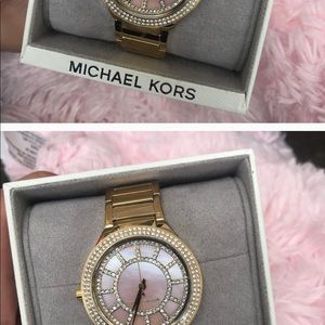 NEW Michael Kors Gold-Tone Kerry Watch